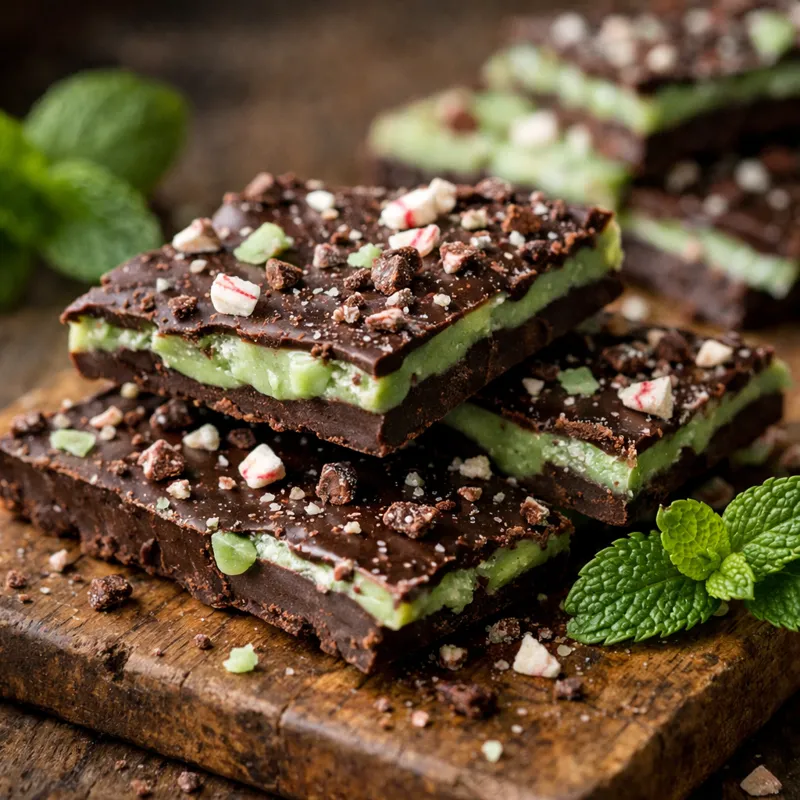 Серена: сливочно-мятная шоколадная кора