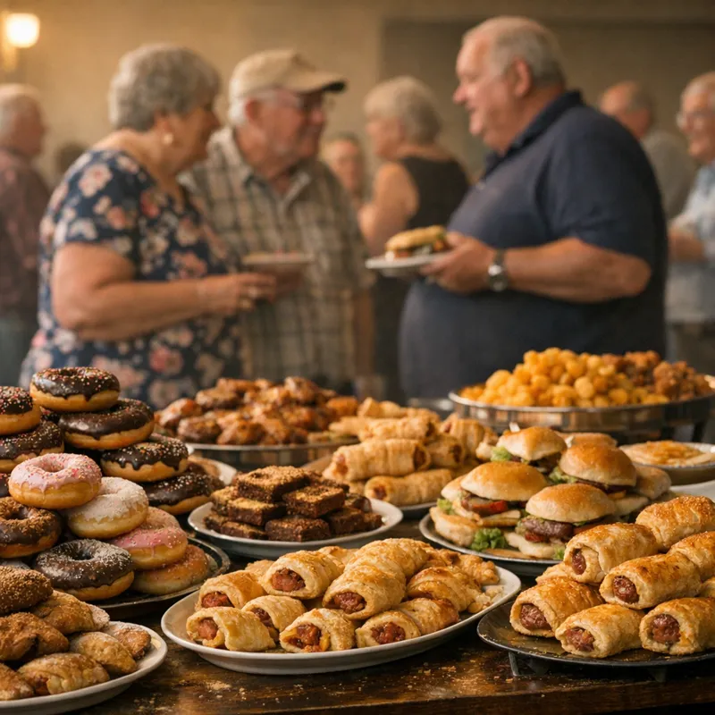 Пенсионер-хищник: выбор еды в вашей церкви рассказывает историю