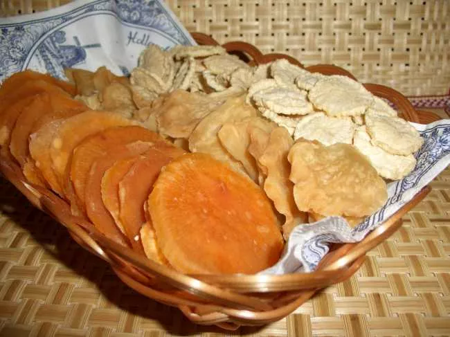 Чипсы из репы и кольраби