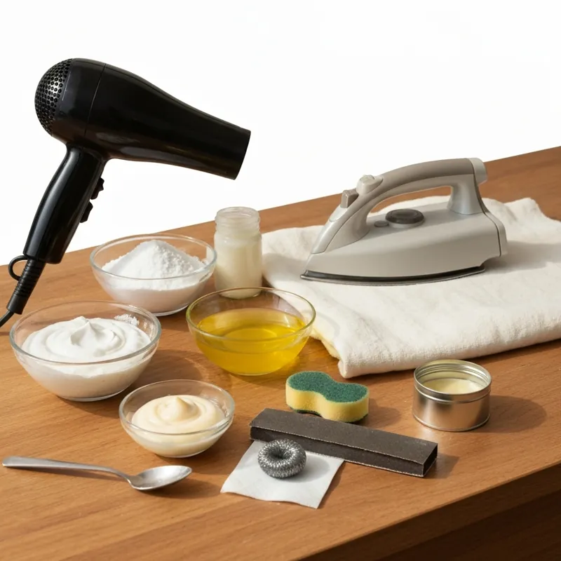 Белый след на дереве