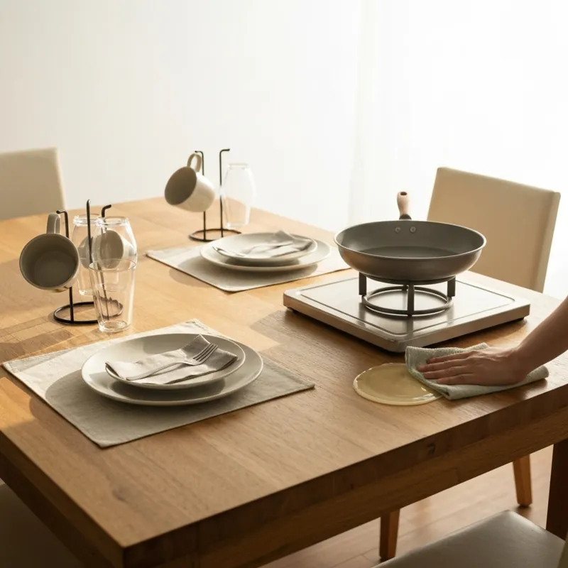 Белый след на дереве