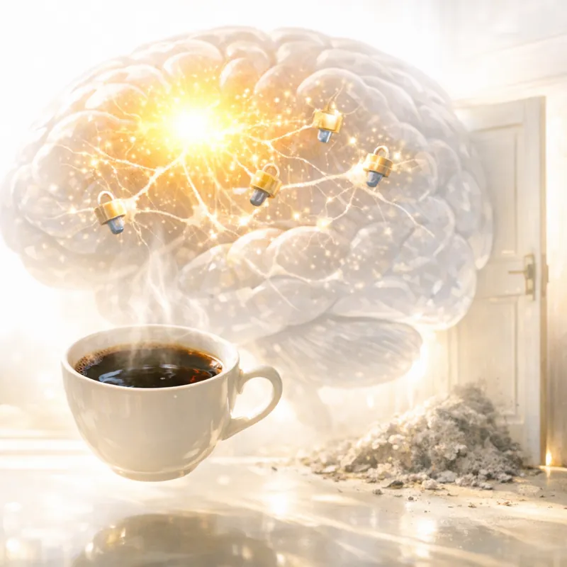 Биохимия бодрости: как кофеин обманывает мозг и берет энергию в кредит