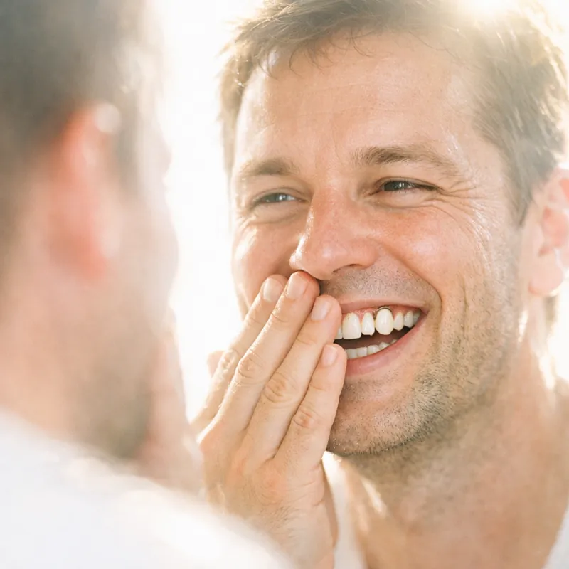 Чёрный ободок вокруг коронки как эстетическая катастрофа