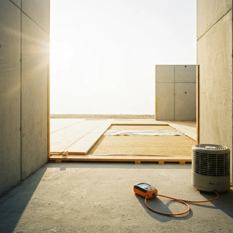 Деревянный пол на бетоне: как избежать фатальных ошибок с влажностью