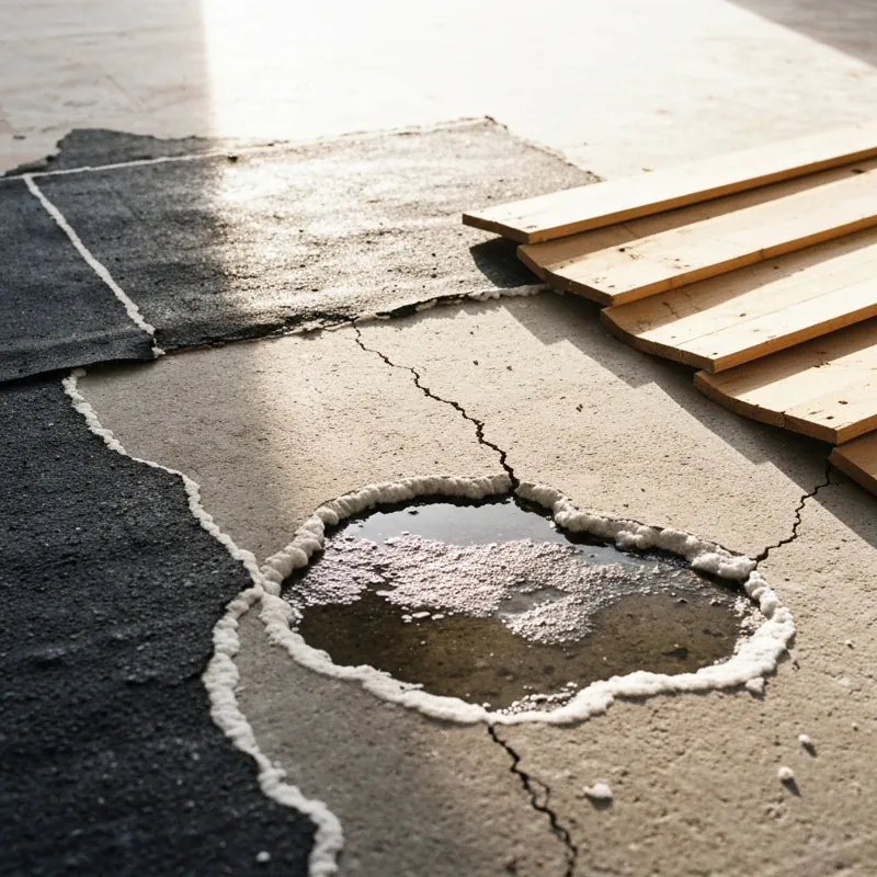 Деревянный пол на бетоне: как избежать фатальных ошибок с влажностью