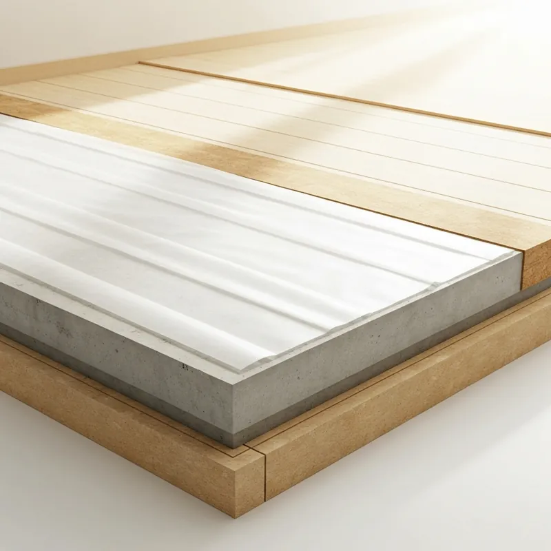 Деревянный пол на бетоне: как избежать фатальных ошибок с влажностью