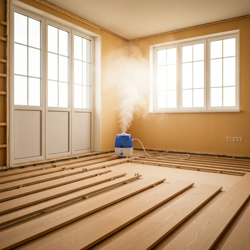 Деревянный пол на бетоне: как избежать фатальных ошибок с влажностью