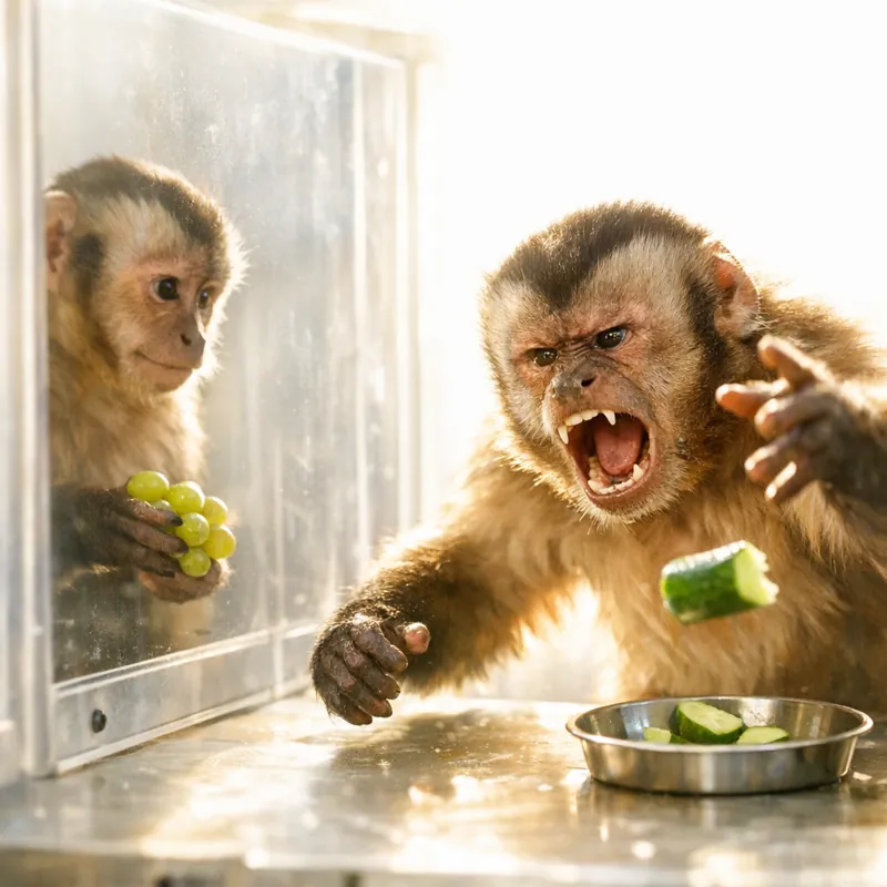 Эволюционные корни чувства справедливости и бунт обезьян против неравной оплаты