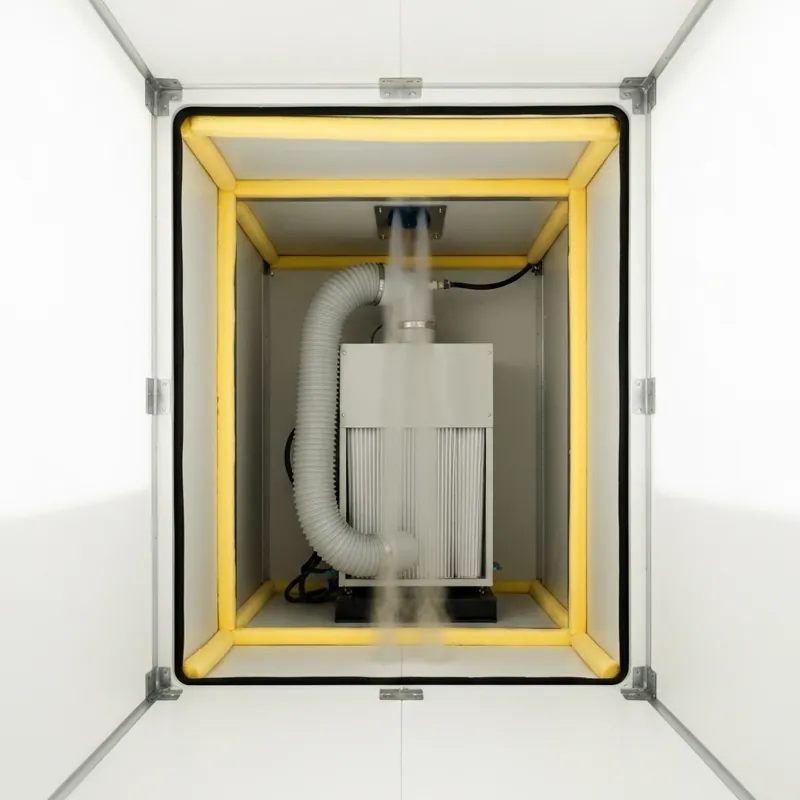 Герметичная чистота: управление пылью и инфекциями при помощи отрицательного давления