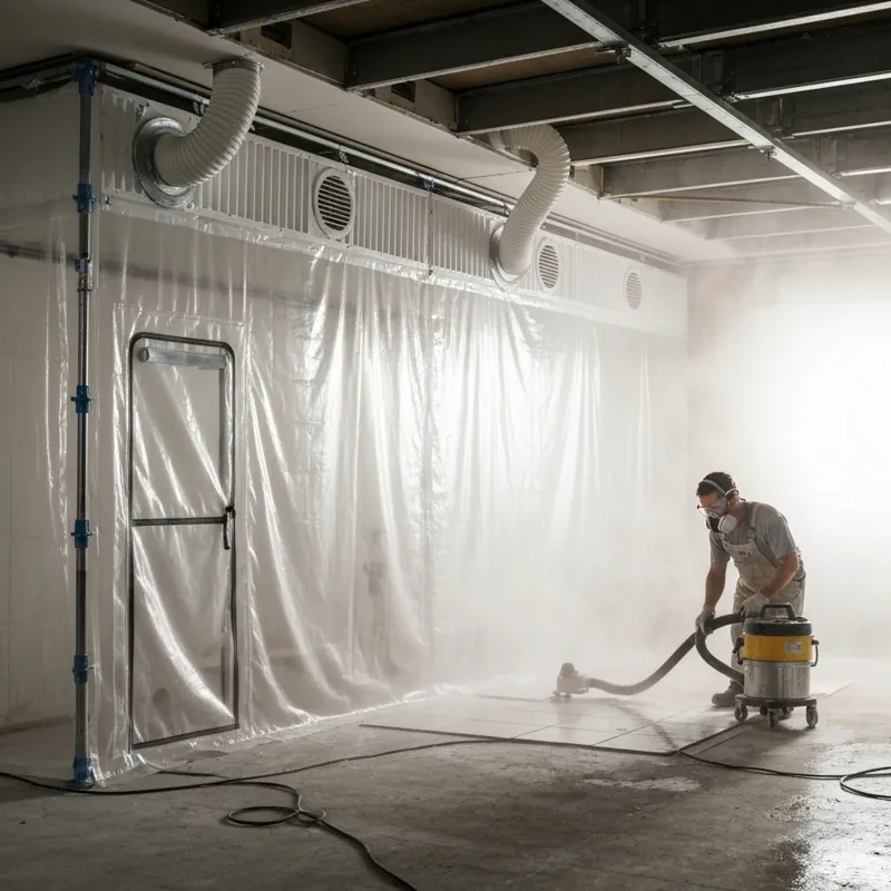 Герметичная чистота: управление пылью и инфекциями при помощи отрицательного давления