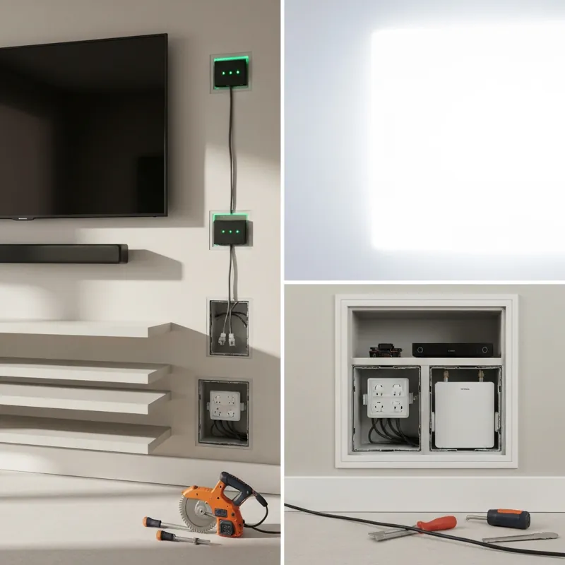 Идеальный монтаж ТВ: секреты скрытой и безопасной проводки