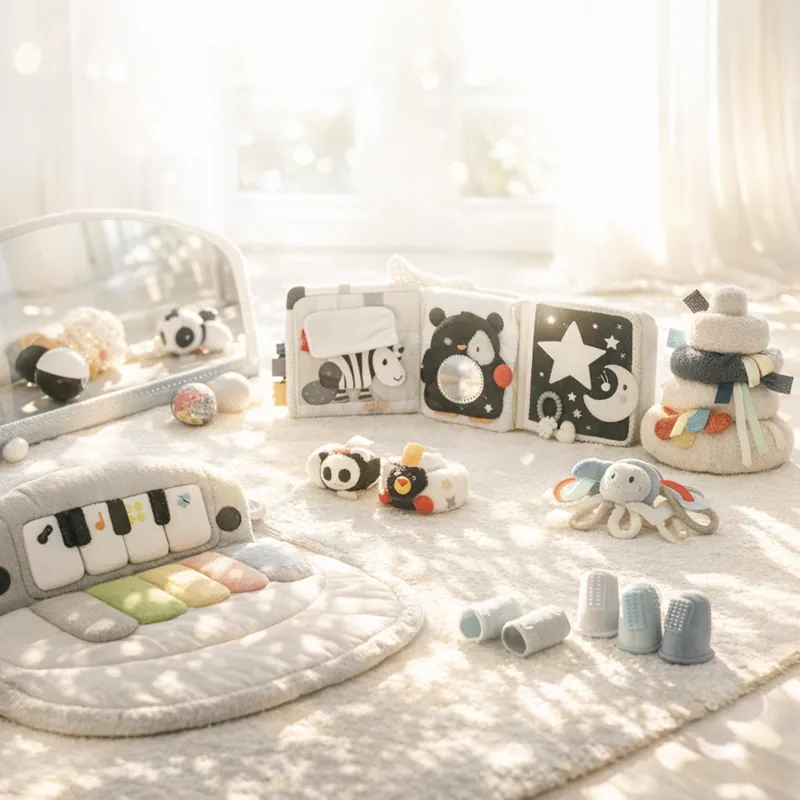 Игрушки для малышей: как выбрать развивающие наборы по возрасту