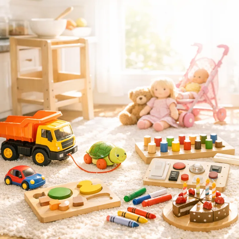 Игрушки для малышей: как выбрать развивающие наборы по возрасту