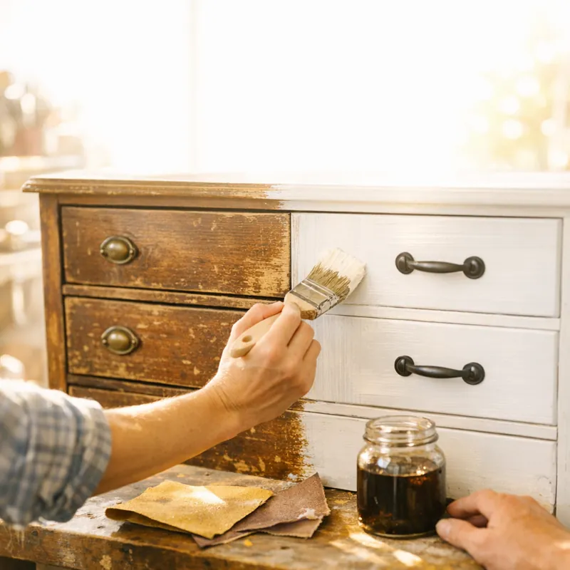 Домашняя реставрация и полное преображение старой мебели своими руками