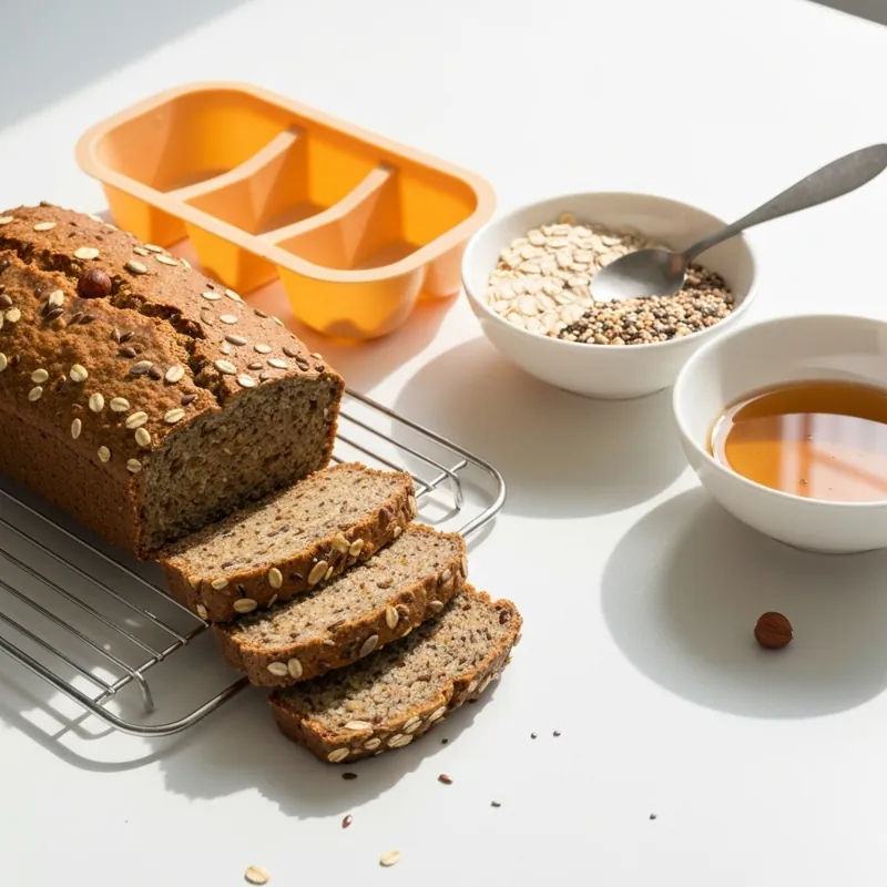 Отрубной хлеб на твороге с псиллиумом