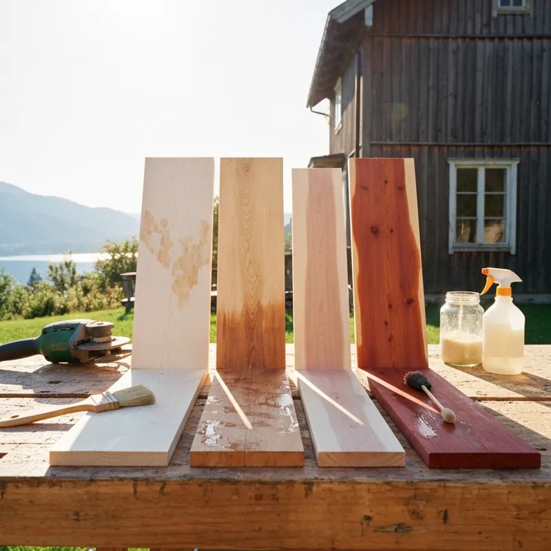 Искусство морения древесины