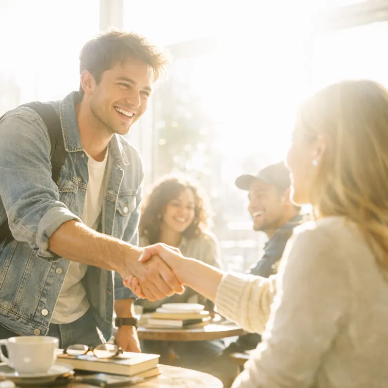 Искусство первого шага в мире молчаливых незнакомцев