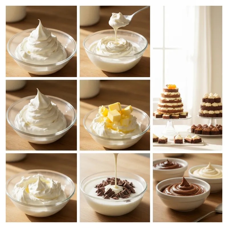 Взбитые сливки и сливочные кремы