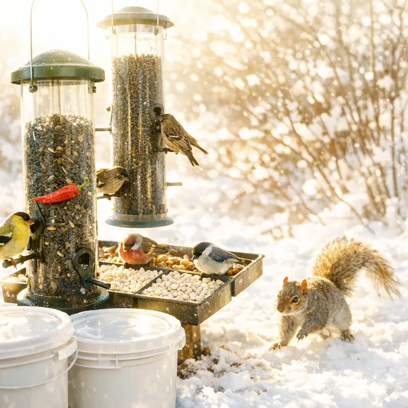 Как правильно кормить диких птиц и защитить их от хищников