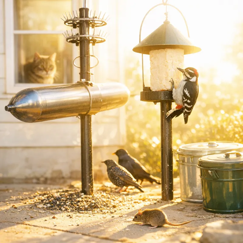 Как правильно кормить диких птиц и защитить их от хищников