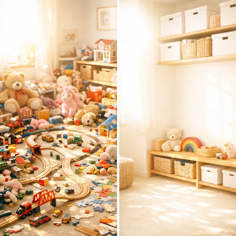 Как превратить детскую комнату из хаоса в островок порядка после новогодних праздников