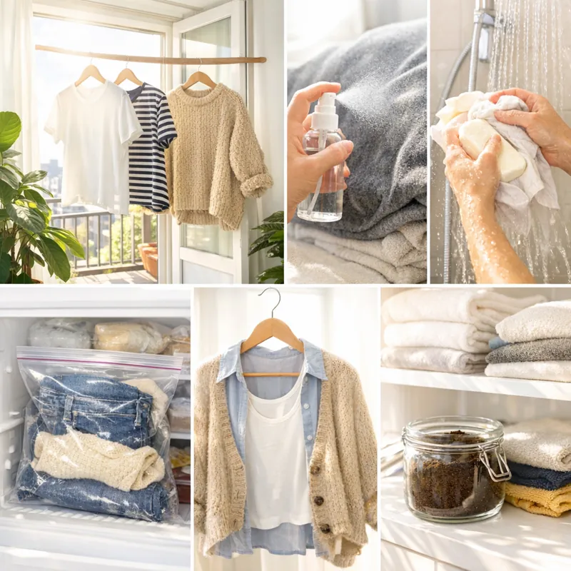 Как продлить свежесть одежды и победить запахи без частой стирки