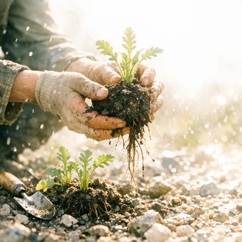 Теплые высокие грядки