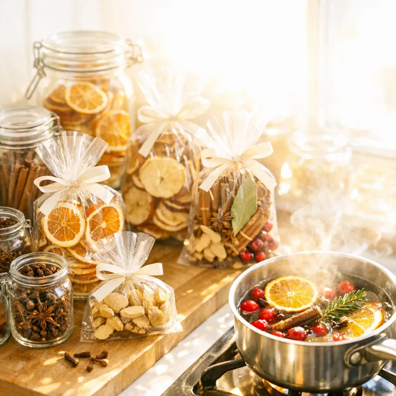 Натуральная ароматерапия на кухне для создания уюта с помощью кипящих отваров