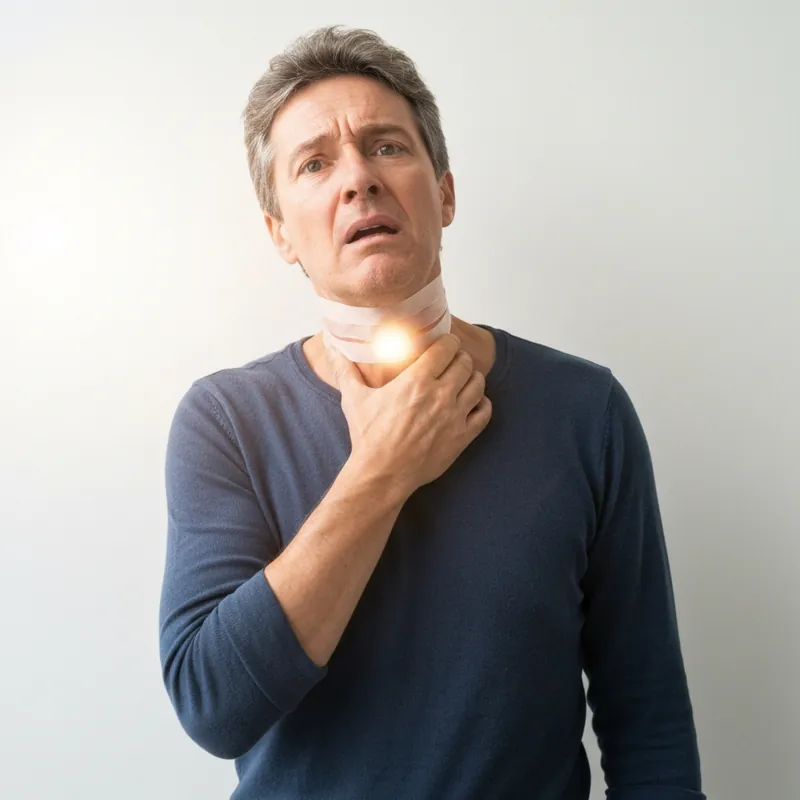 Как стресс и тревога сжимают горло