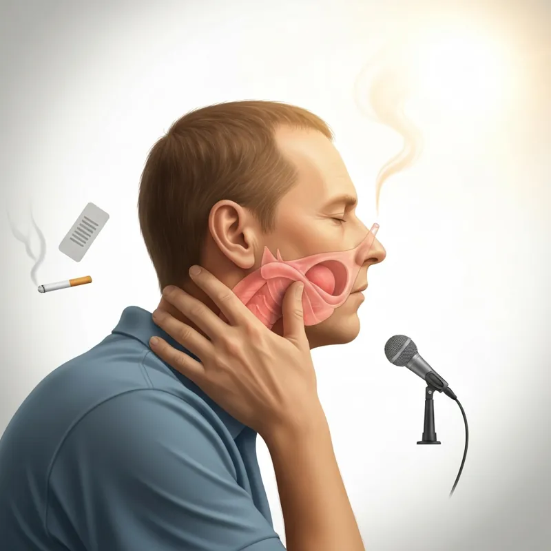 Как стресс и тревога сжимают горло