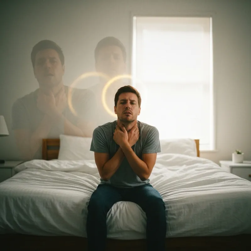 Как стресс и тревога сжимают горло