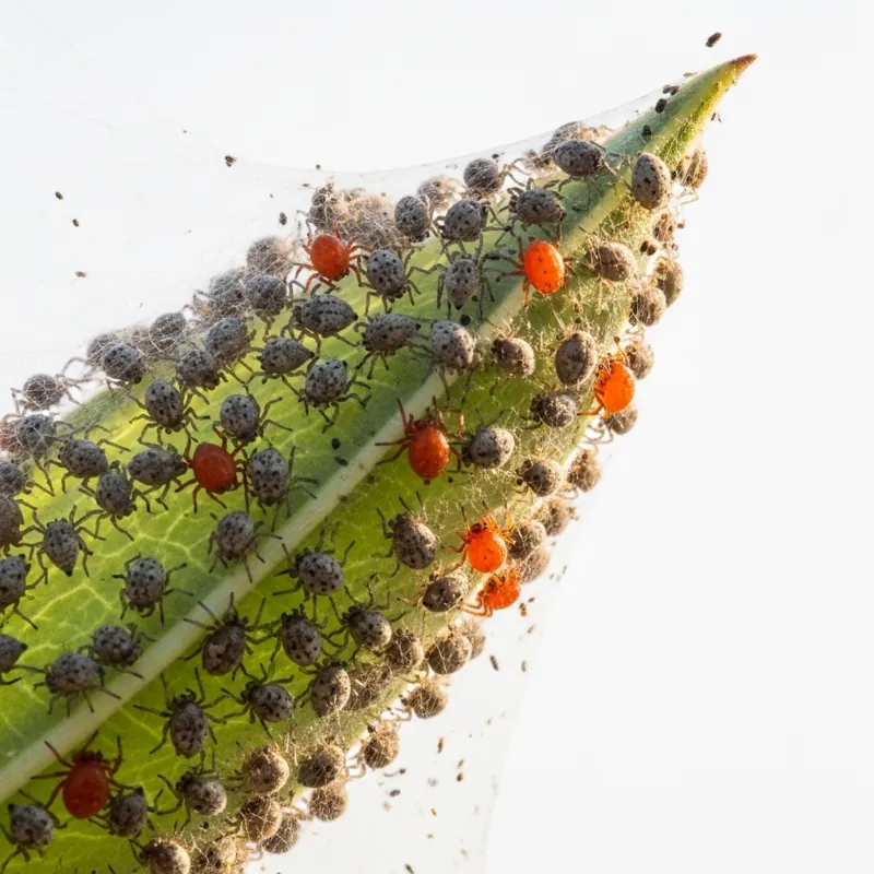 Как избавиться от паутинного клеща в мяте?