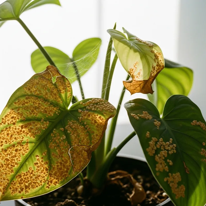 Как избавиться от паутинного клеща в мяте?