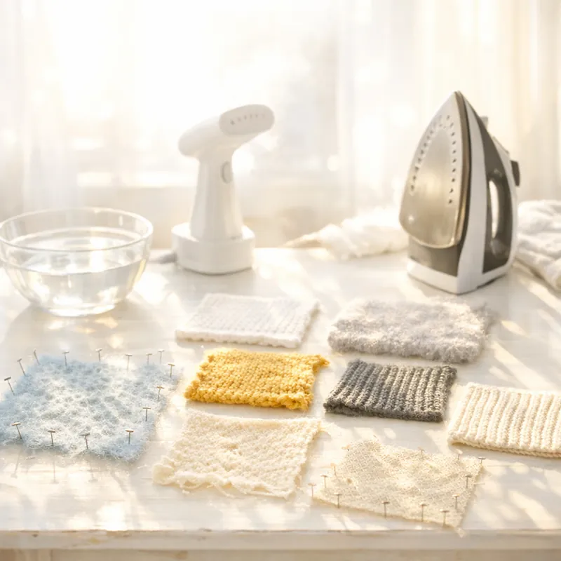 Почему вязаные вещи скручиваются и как с этим бороться