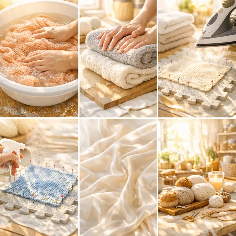 Почему вязаные вещи скручиваются и как с этим бороться