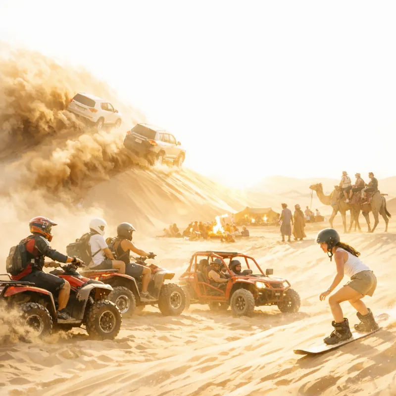 Пустынное сафари в Дубае: адреналин, красные дюны и суровые правила безопасности