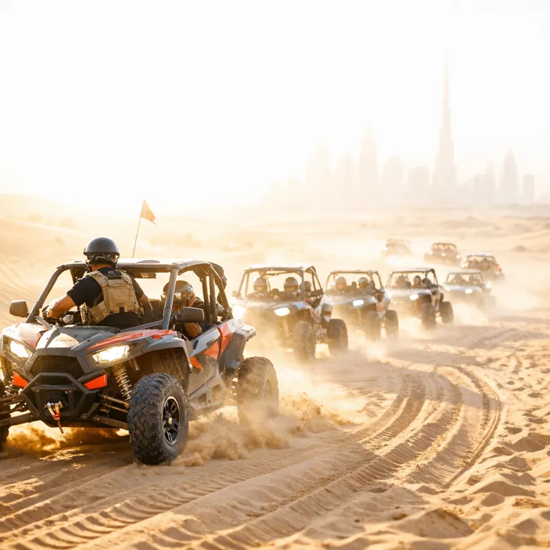 Пустынное сафари в Дубае: адреналин, красные дюны и суровые правила безопасности