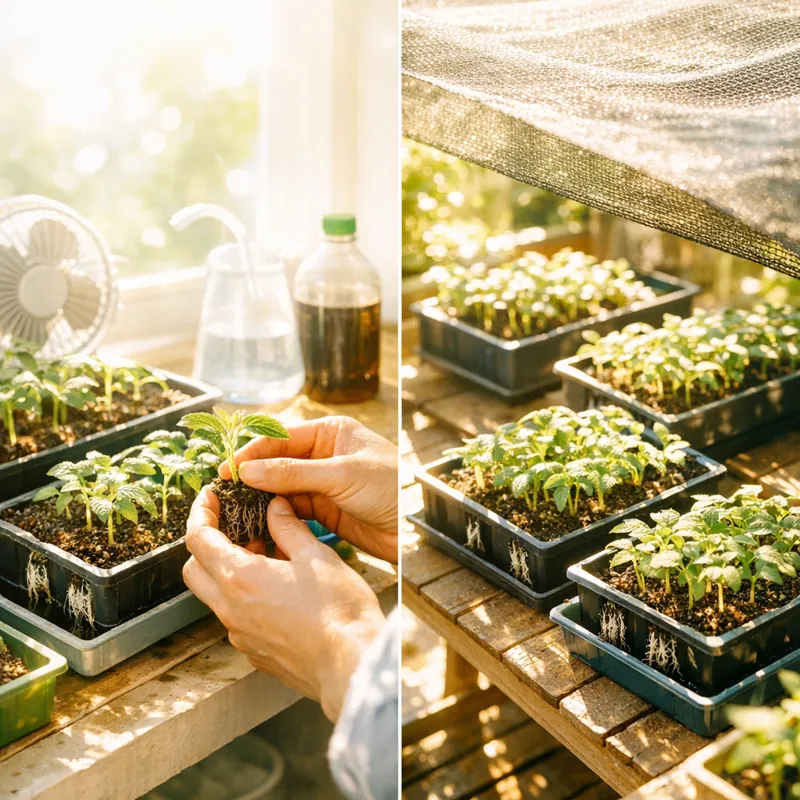 Секреты мощной рассады: от первого ростка до урожайной грядки