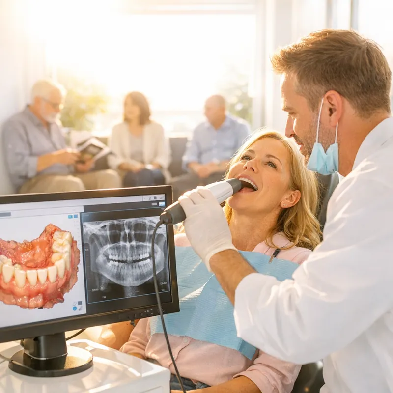 Съемные протезы на имплантах как полная реабилитация улыбки и жевательной функции