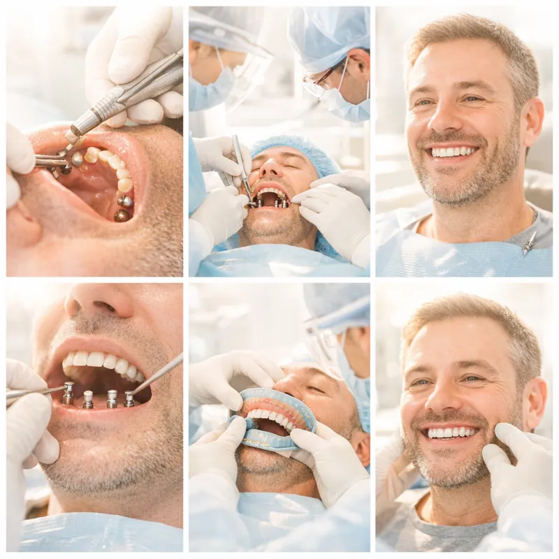 Съемные протезы на имплантах как полная реабилитация улыбки и жевательной функции