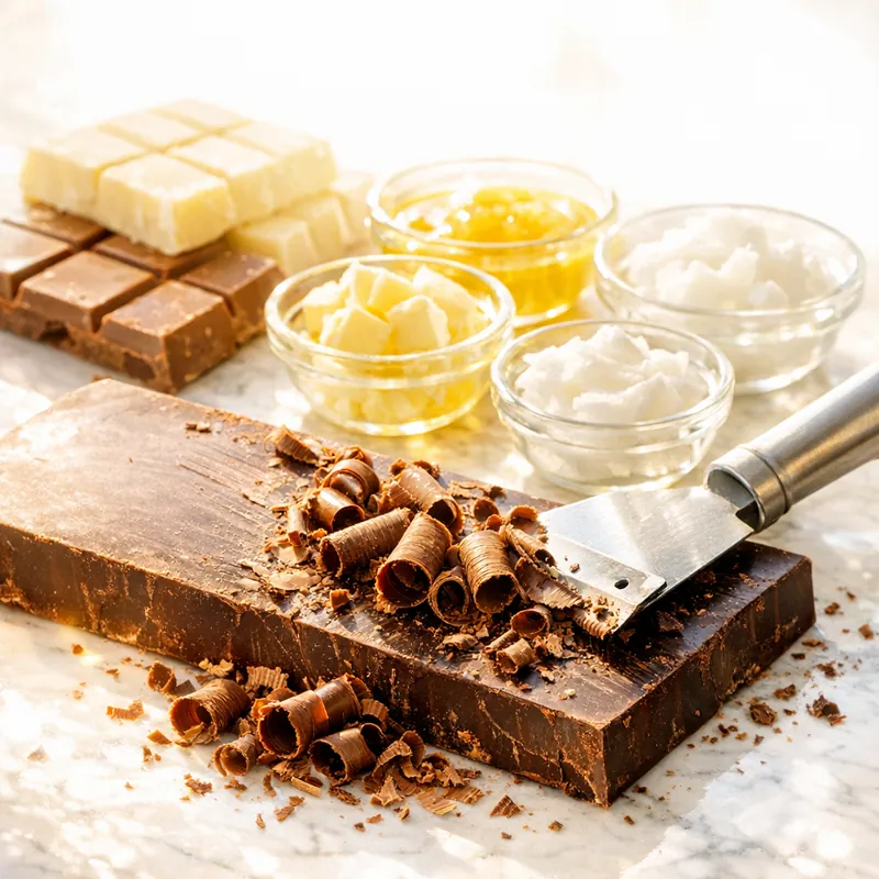 Шоколадные завитки: искусство превращения простой плитки в элегантный декор высокой кухни