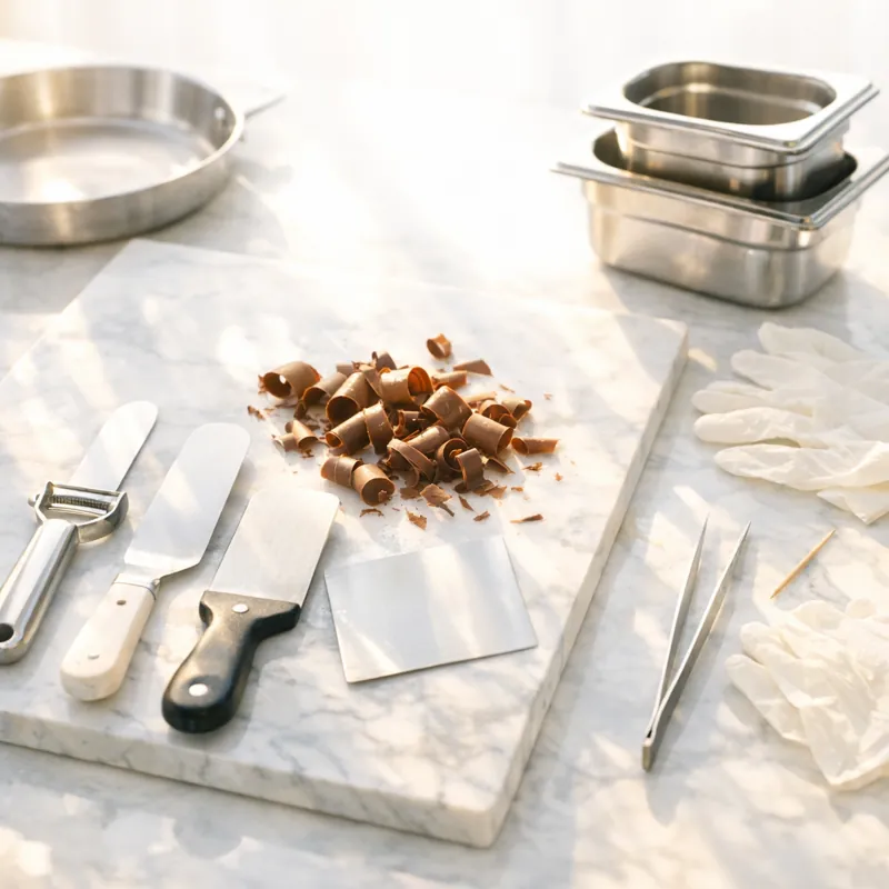 Шоколадные завитки: искусство превращения простой плитки в элегантный декор высокой кухни