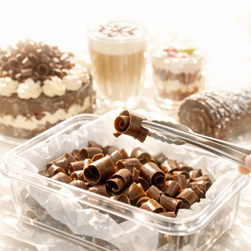 Шоколадные завитки: искусство превращения простой плитки в элегантный декор высокой кухни