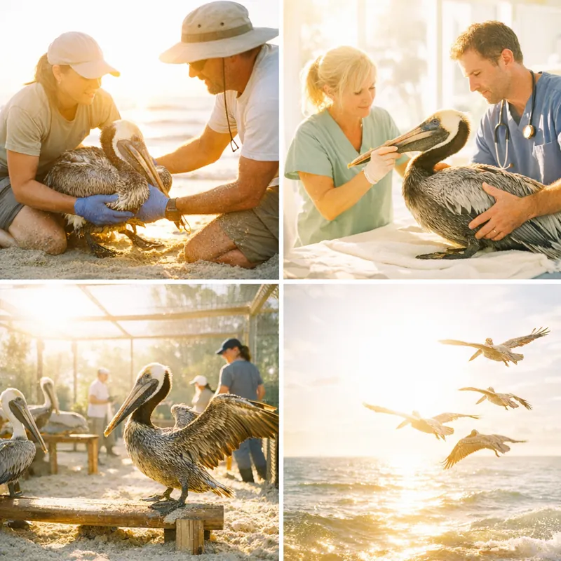 Спасение пеликанов