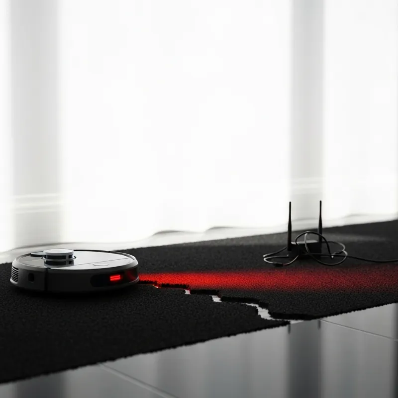 Почему роботы-пылесосы боятся черных ковров