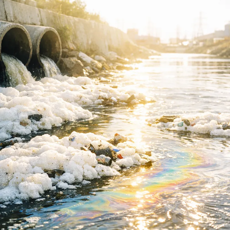 Смертельная эстетика и токсичные тайны водной пены