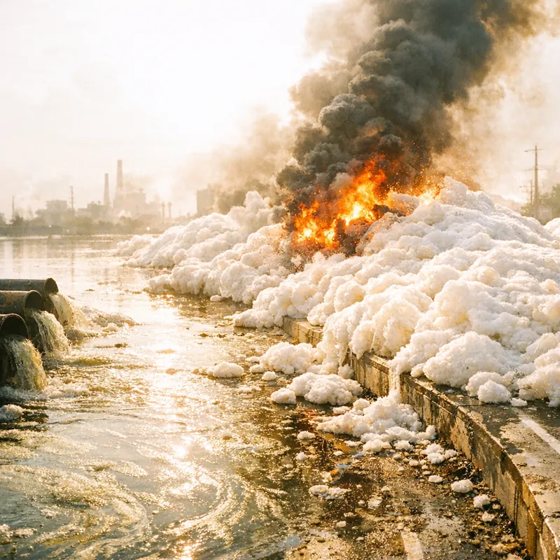 Смертельная эстетика и токсичные тайны водной пены