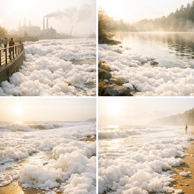 Смертельная эстетика и токсичные тайны водной пены