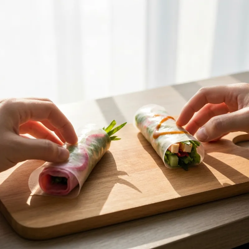 Совершенство в рисовой бумаге: мастер-класс по спринг-роллам