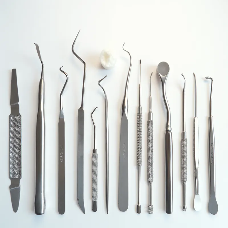 Основные инструменты для пломбирования зубов